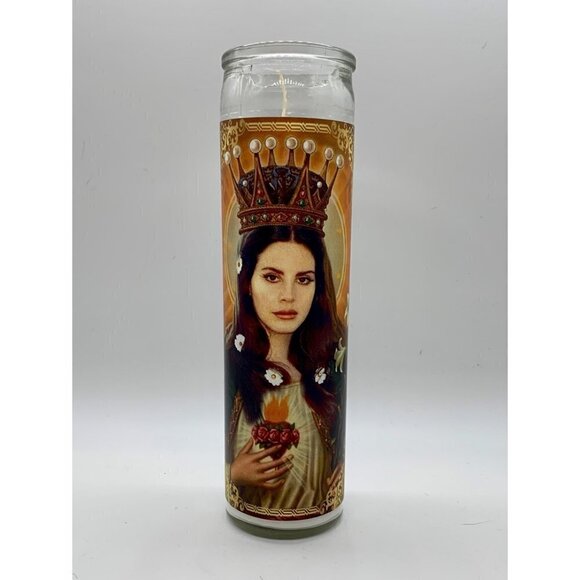 LANA DEL REY RELIGIOUS CANDLE - Picture 1 of 1